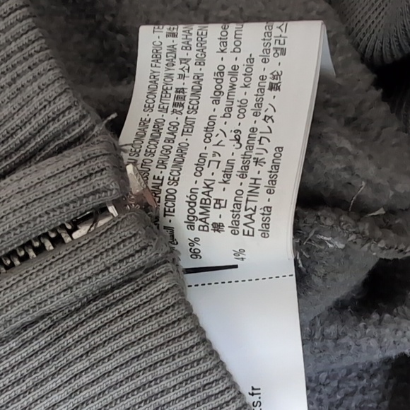 Zara Gray Oversized Hoodie - Picture 4 of 5